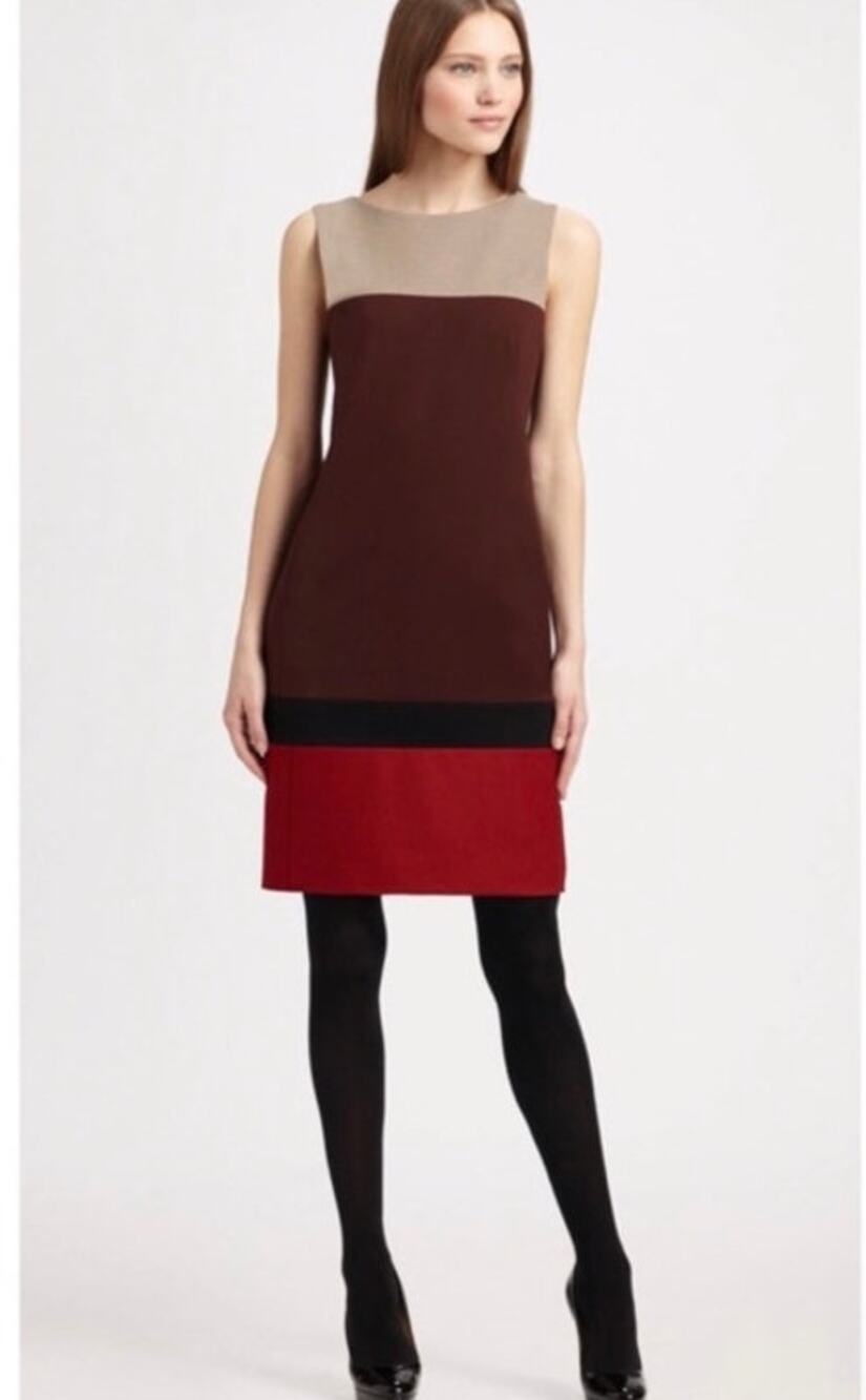 Akris Punto Colorblock Sheath Dress